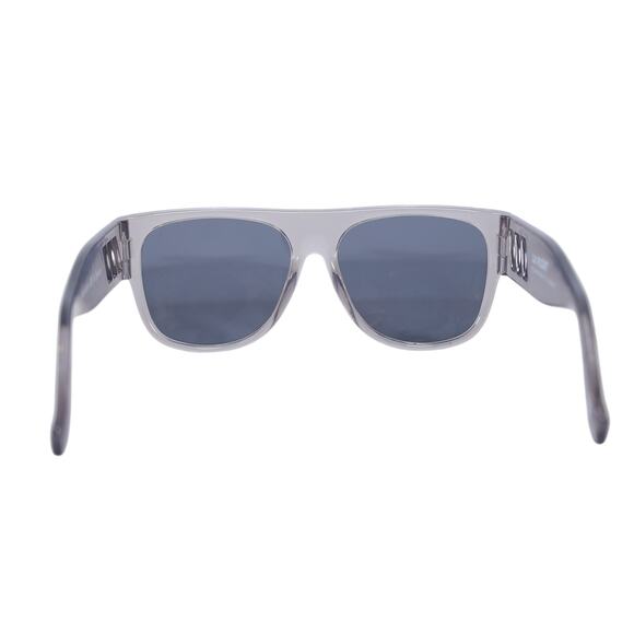 Le Specs FLOATATION Flat Top Square Polarized Sunglasses-Clear Shadow/Smoke-NWT - Picture 6 of 8